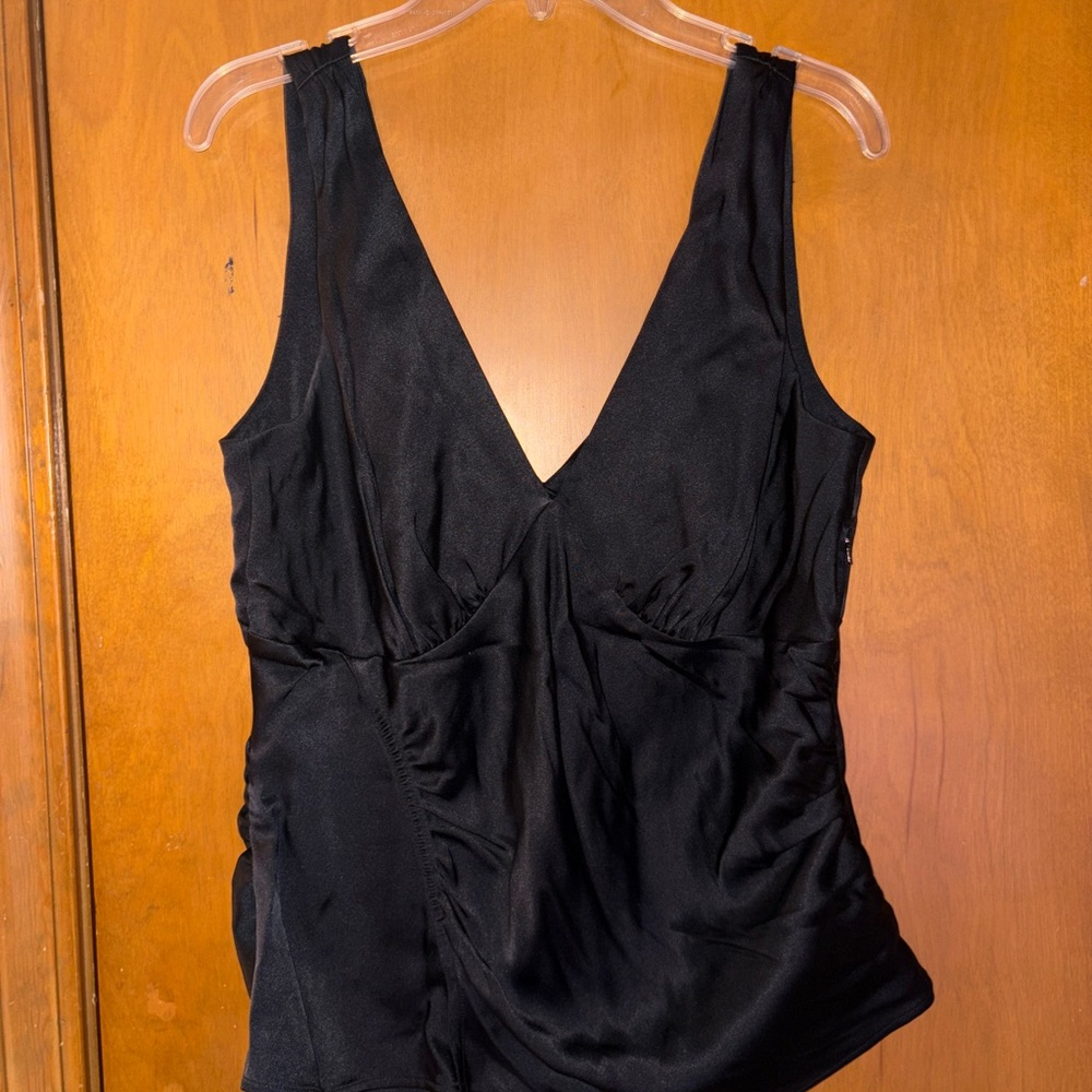 Banana Republic Black V-Neck Top